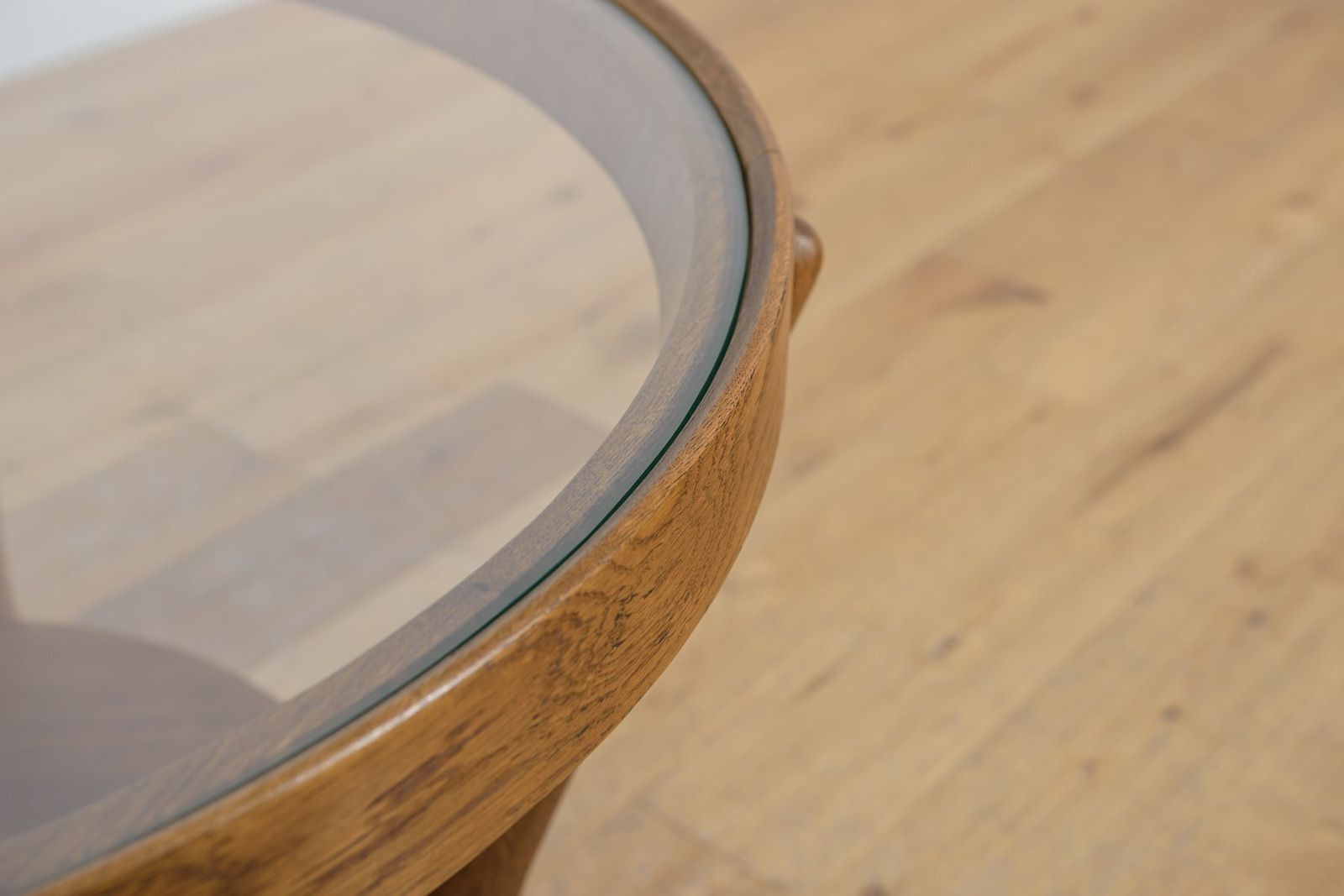 Oak & Glass Coffee Table By Karel Kozelka & Antonin Kropacek For Interior Prague, 1940s photo buy