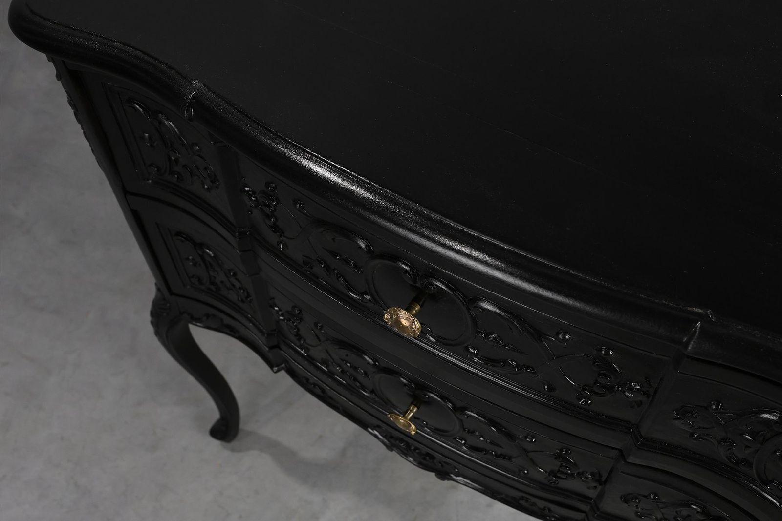 Vintage French Chest Of Drawers In Carved Wood, 1950s photo vinterior
