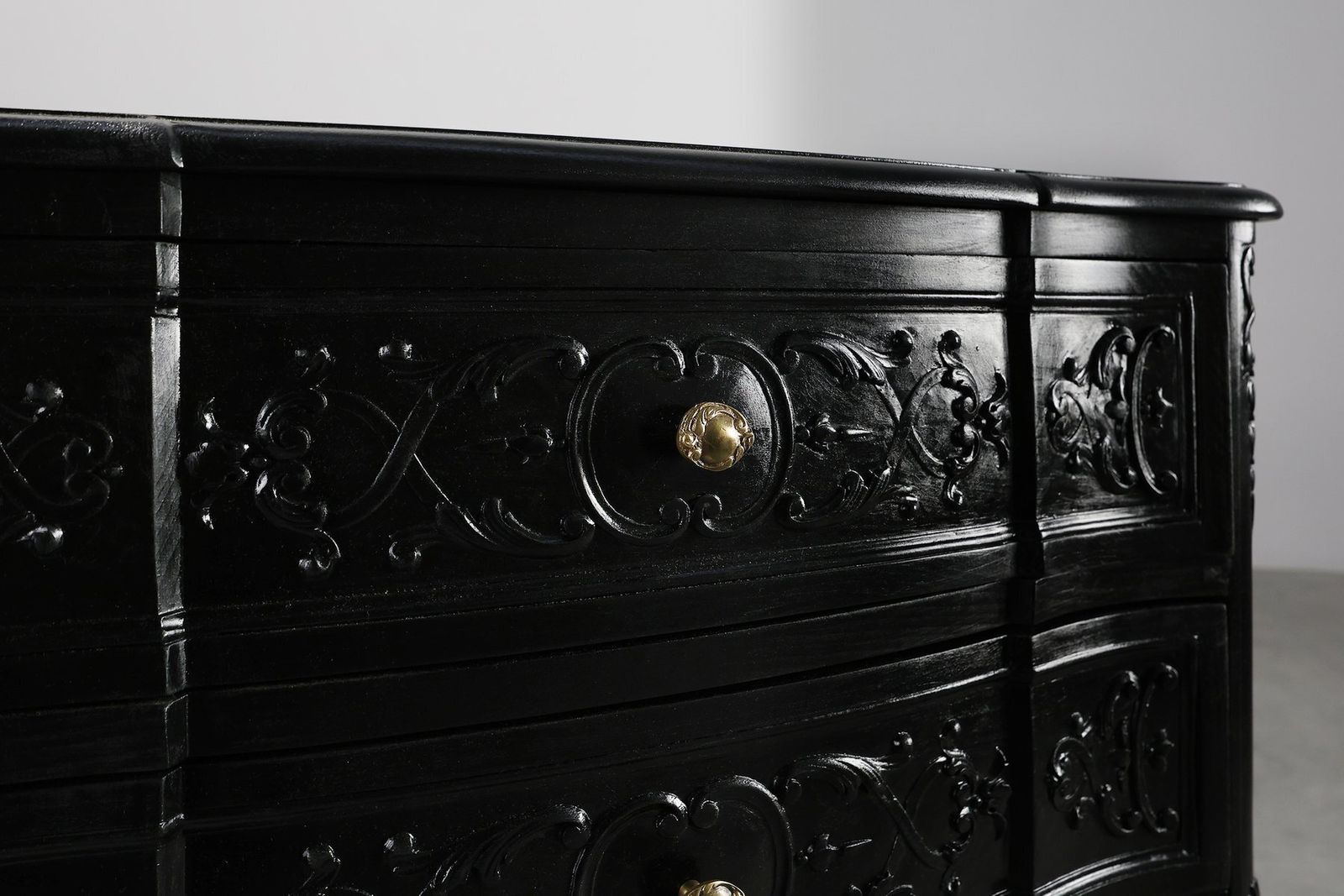 Vintage French Chest Of Drawers In Carved Wood, 1950s photo vintage