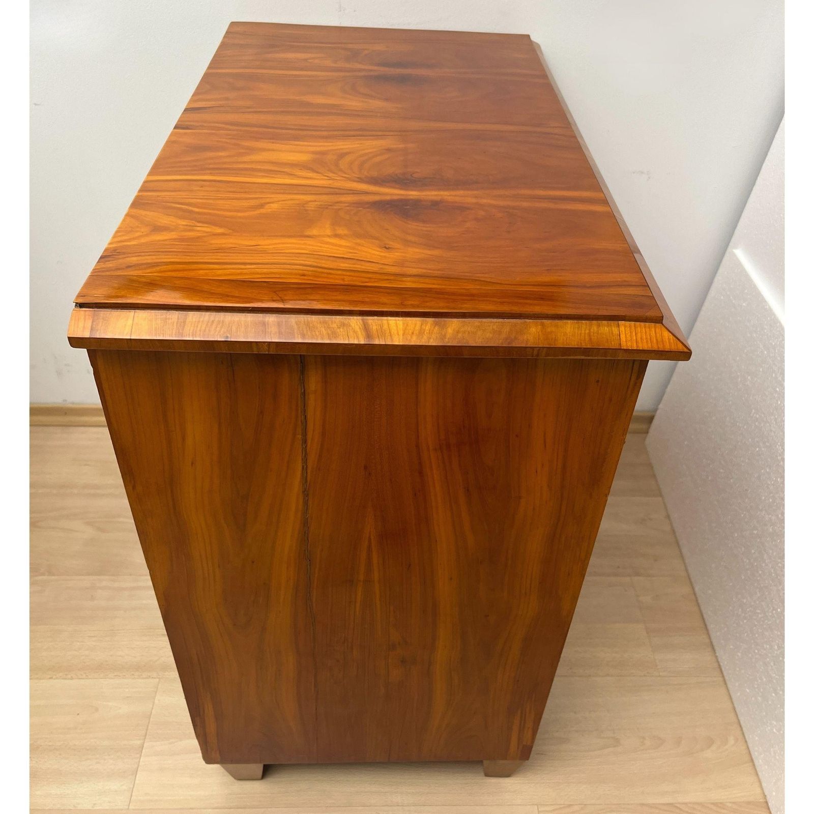 Biedermeier Commode, Cherry Veneer, Ebonized, South Germany, Circa 1830 photo vintage