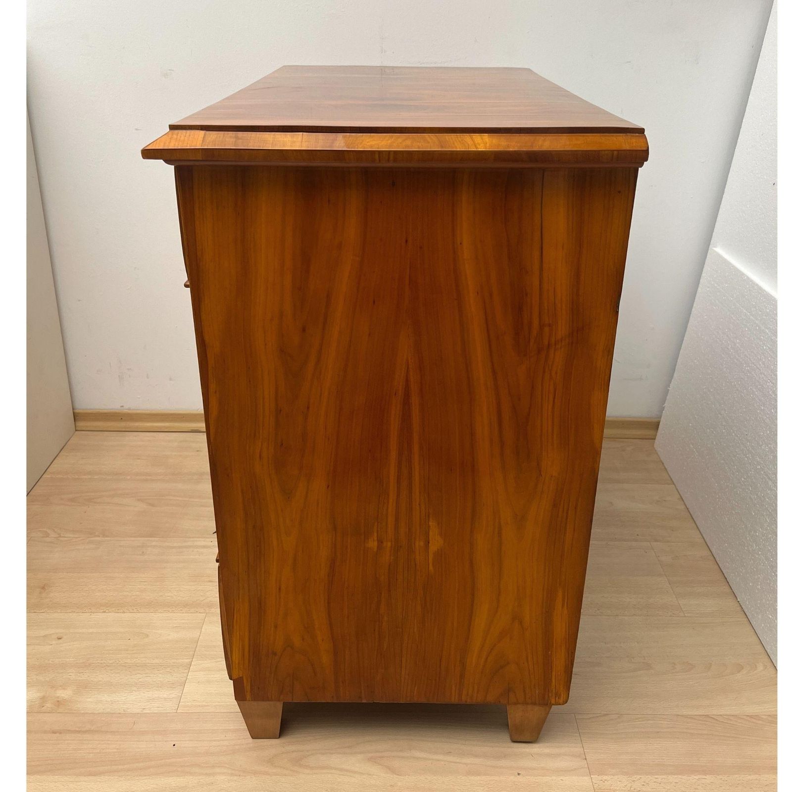 3358.0 Biedermeier Commode, Cherry Veneer, Ebonized, South Germany, Circa 1830 photo