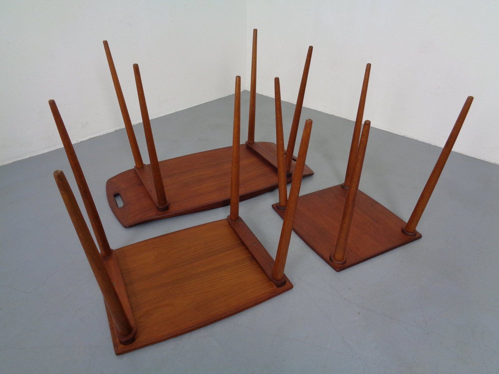 photo for sale Danish Teak Nesting Tables By Jens Quistgaard For Nissen, 1960s, Set Of 3