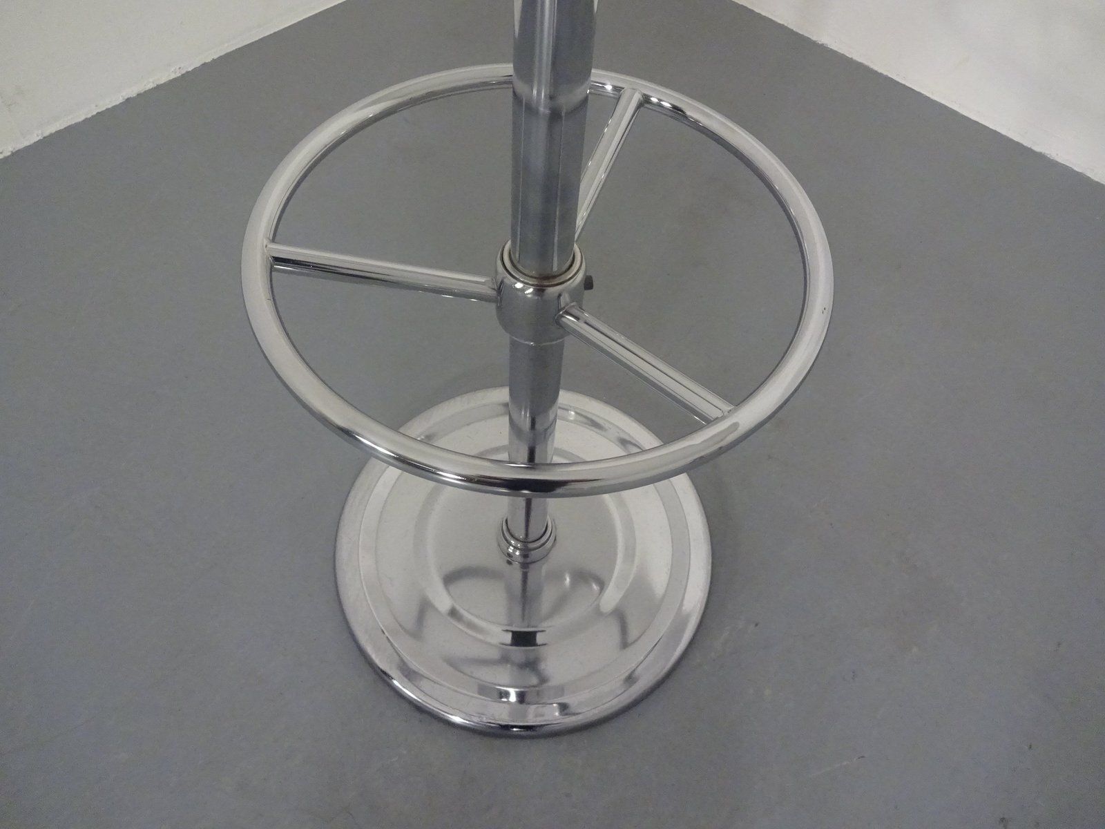 photo furniture French Chrome Plated Steel Tubular Coat Rack, 1940s