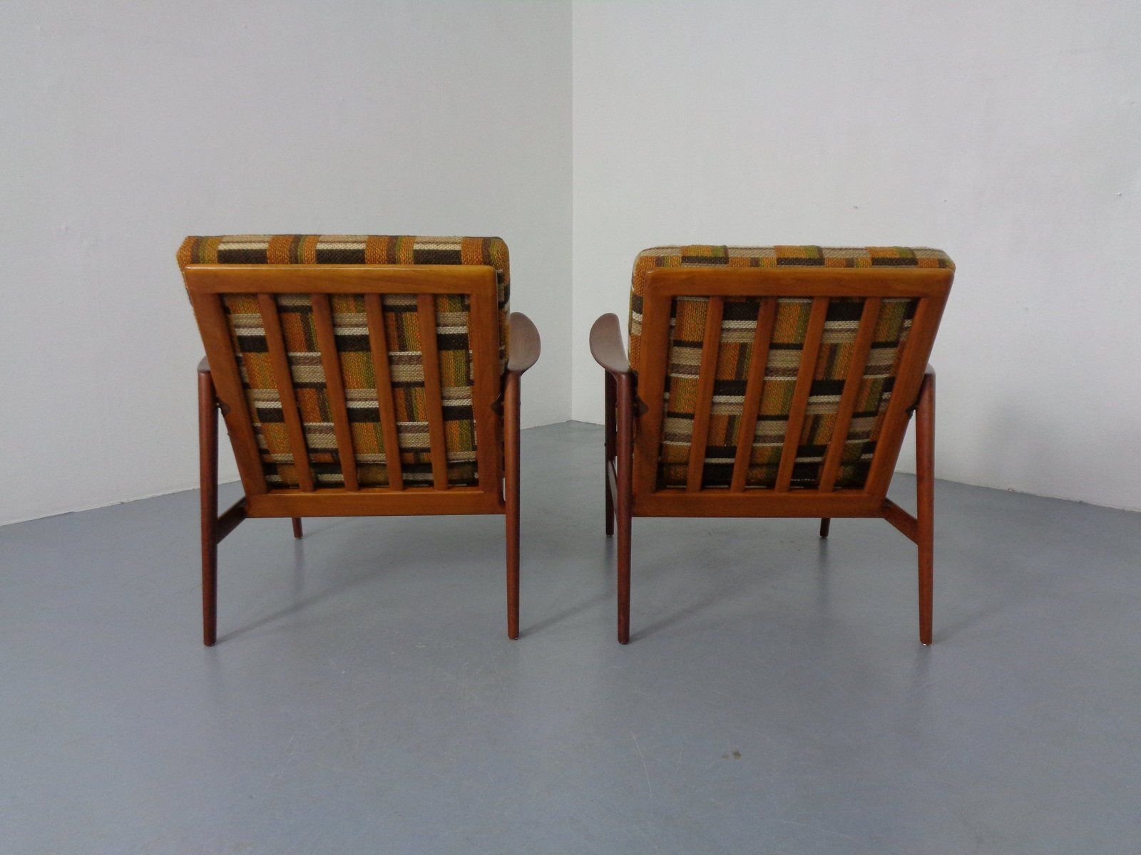 Danish Lounge Chair In Organic Teak By Hans Olsen, 1960s photo buy