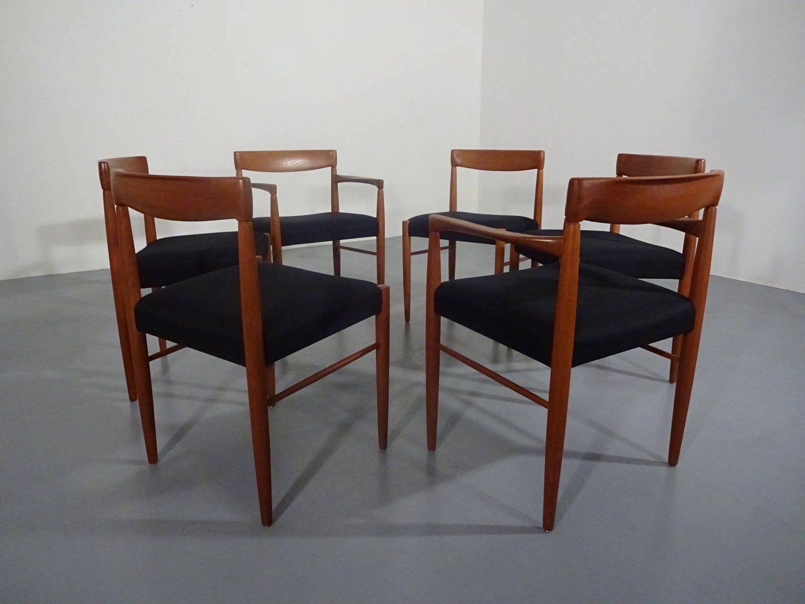 Danish Teak Dining Chairs By H. W. Klein For Bramin, 1960s, Set Of 6 photo vintage
