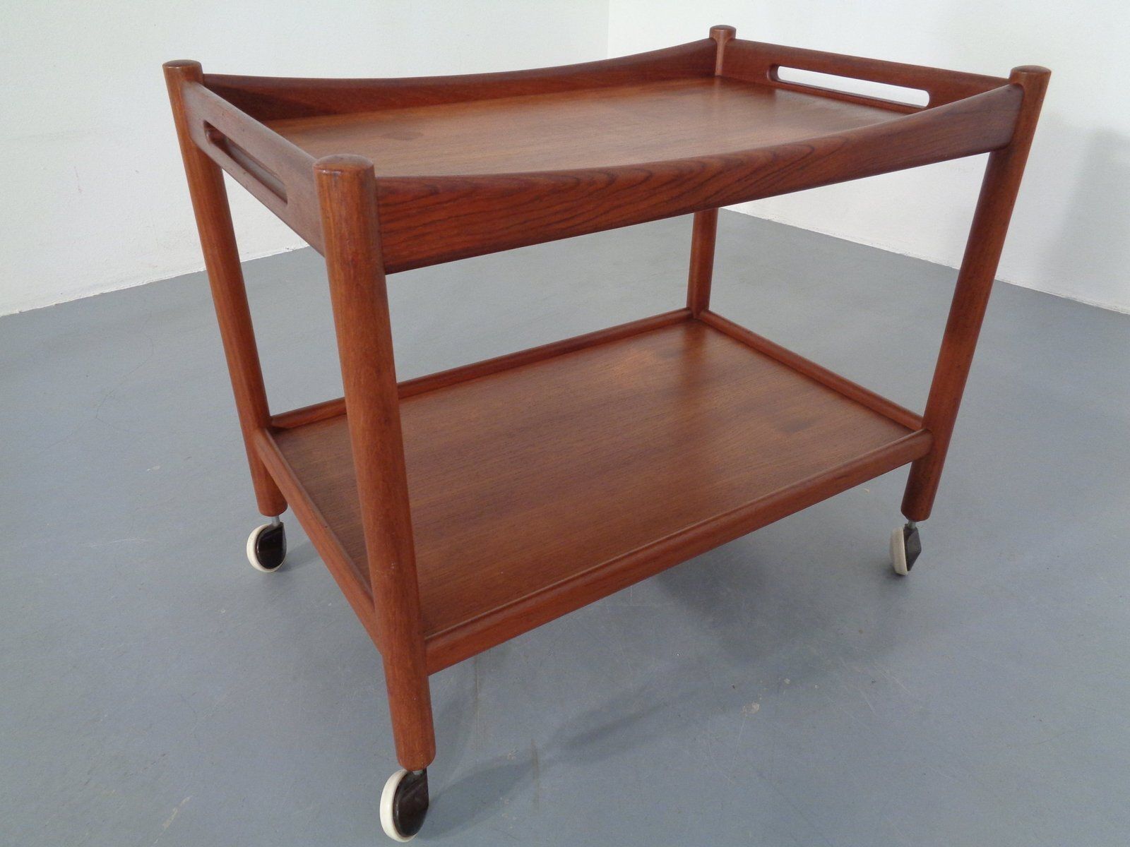 Teak Tea Cart By Hans J. Wegner For Andreas Tuck, Denmark, 1950s photo Furniture