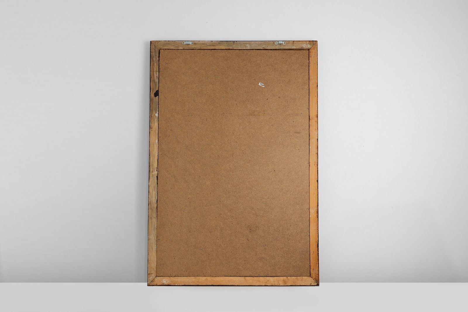 Home Decor Antique Facet Cut Mirror With Carved Wood Frame, France, 1850s photo