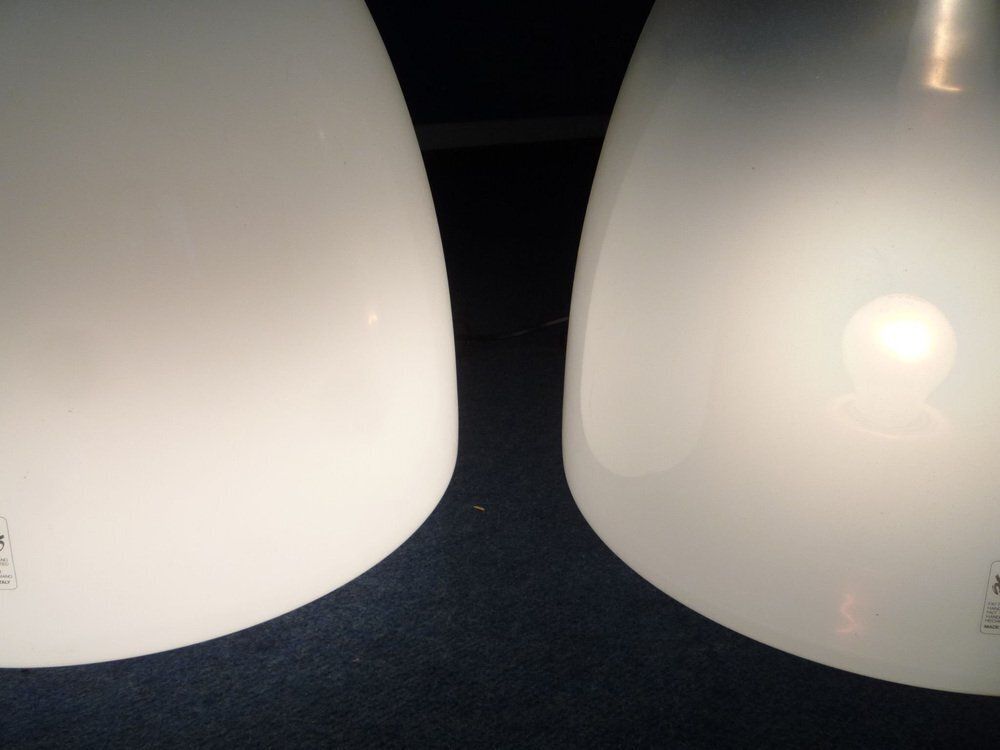 Italian Glass Floor Lamps By Giusto Toso For Leucos, 1960s, Set Of 2 photo Lighting