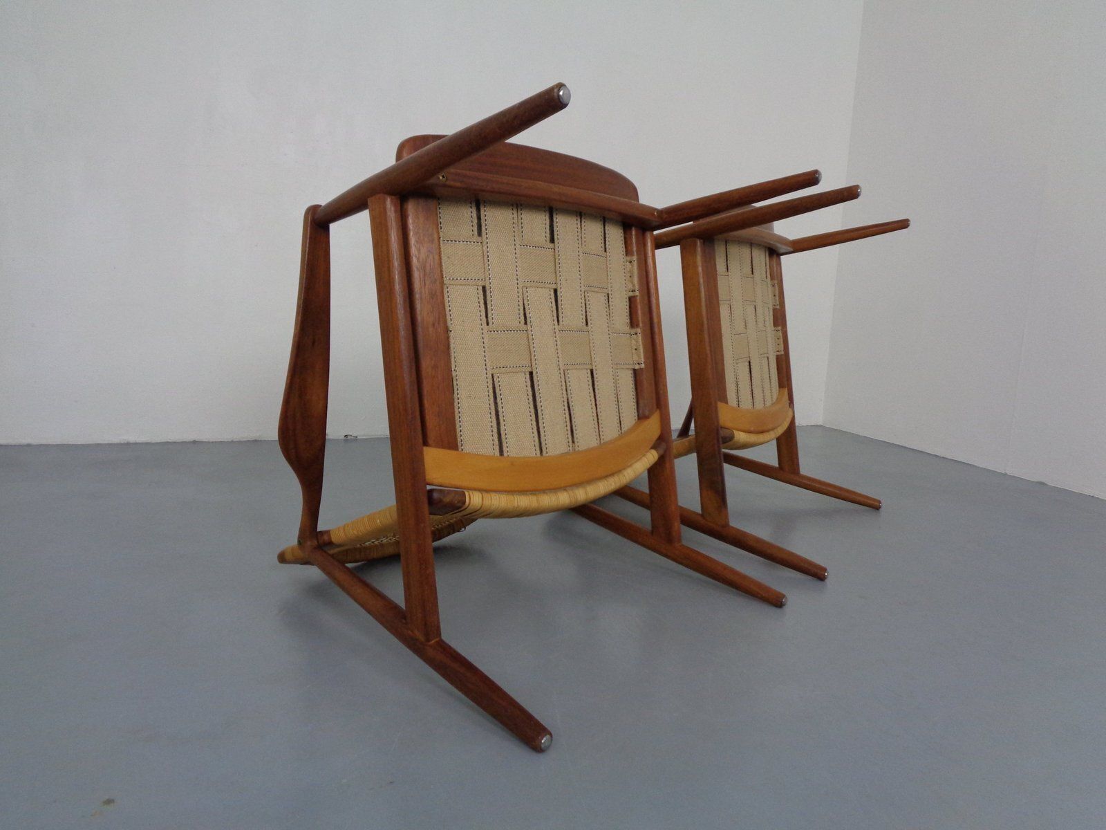 photo buy Upholstered Teak Lounge Chairs By Hartmut Lohmeyer For Wilkhahn, 1960s, Set Of 2
