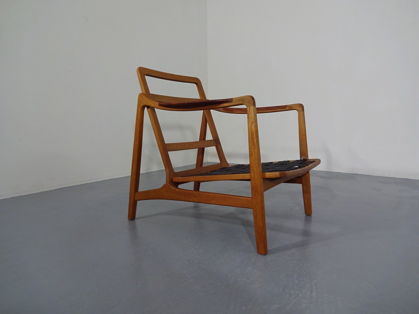 photo for sale Teak & Oak Model 117 Chair By Tove & Edvard Kindt Larsen For France & Daverkosen, Denmark, 1950s