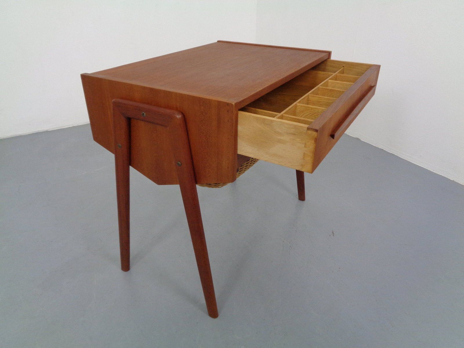 Danish Teak Sewing Box, 1960s photo 217.0