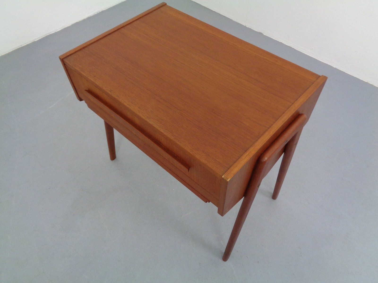 Danish Teak Sewing Box, 1960s photo buy