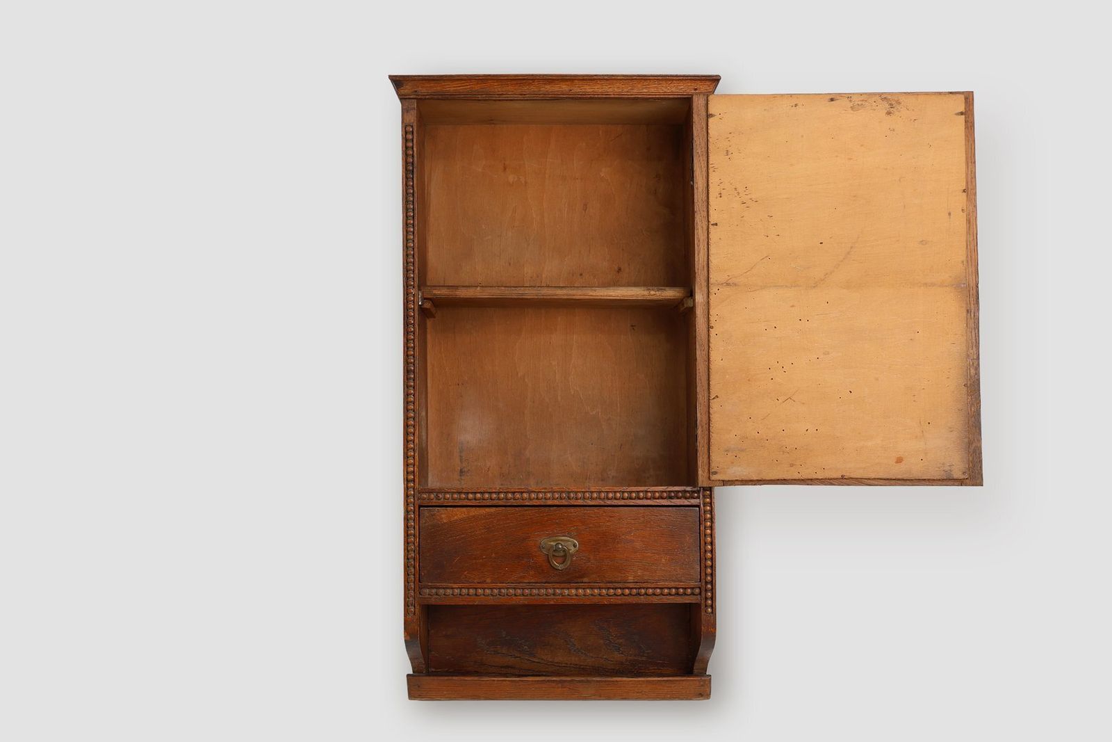 Art Deco Wooden Shaving Cabinet With Mirror, 1930s photo 1301.0