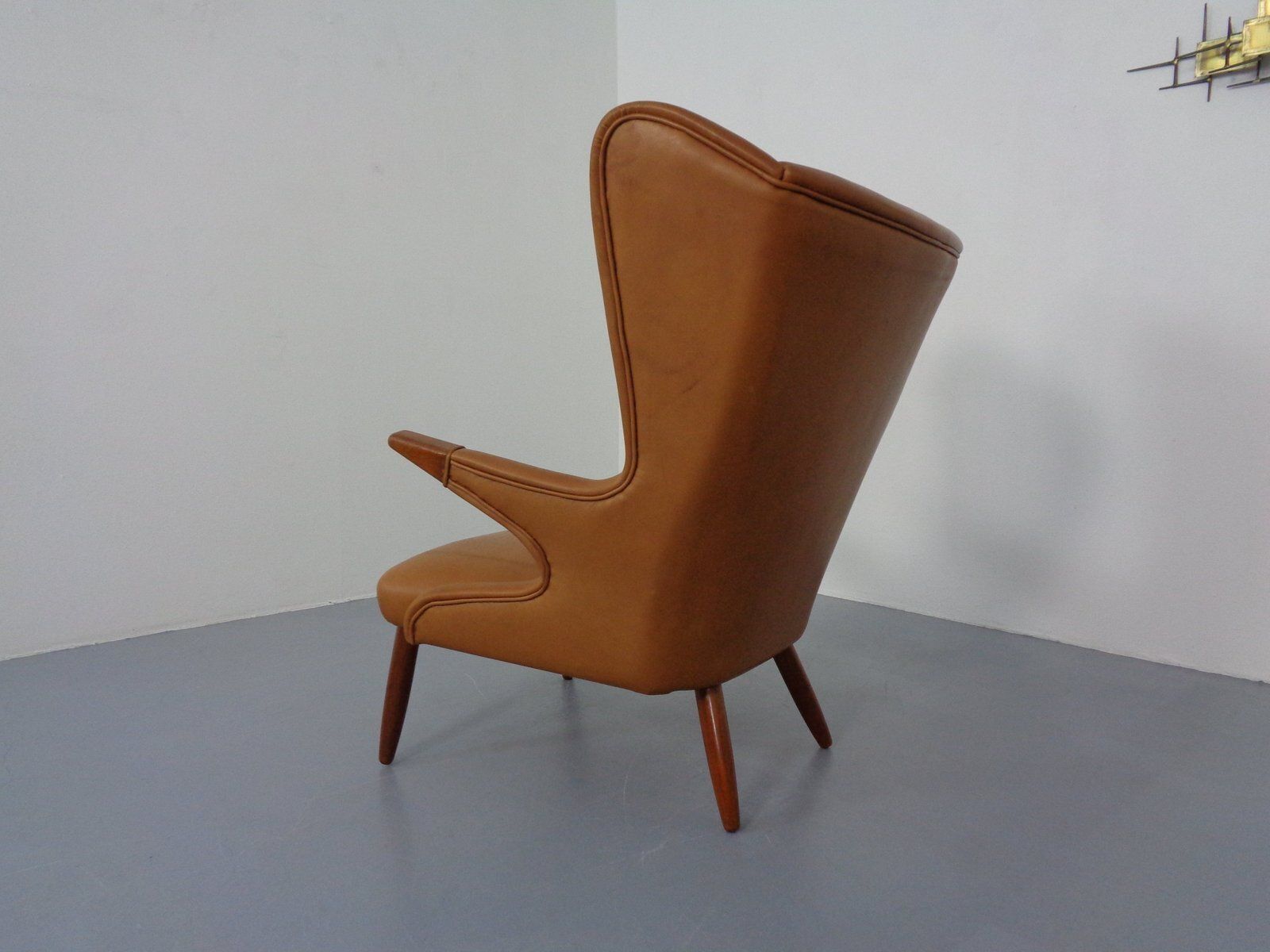 photo for sale Teak And Leather Armchair By Svend Skipper For Skippers Møbler, Denmark, 1960s