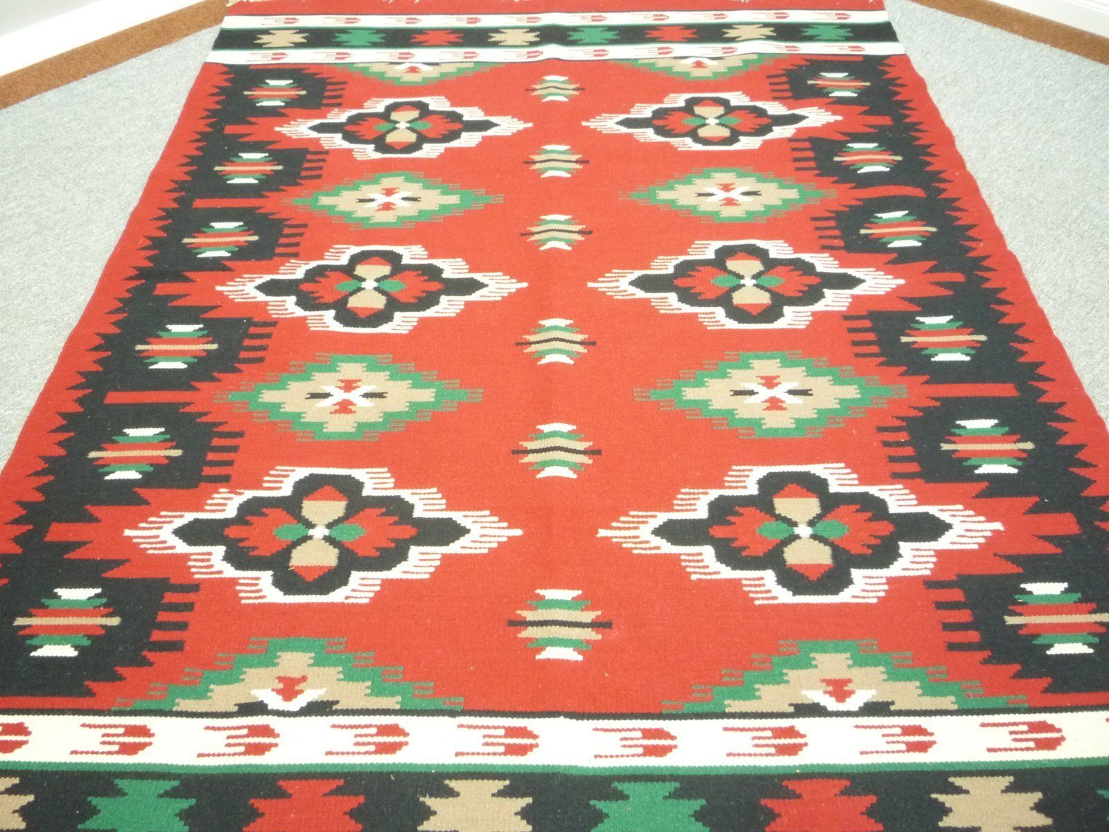 Geometric Kelim Rug, 1960s photo furniture