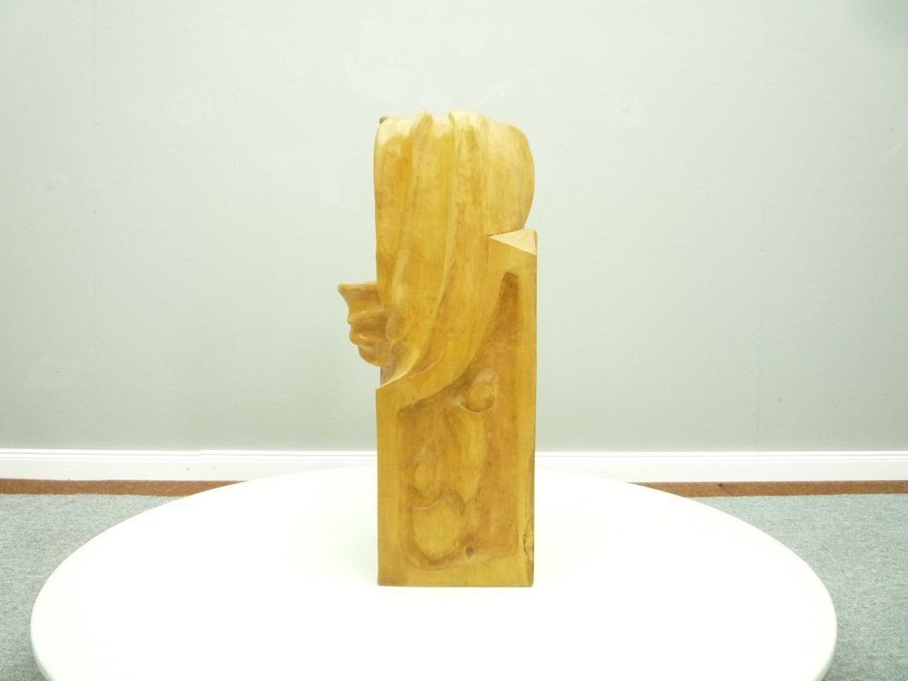 Anthroposophical Basswood Sculpture In The Dornach Style, 1940s photo Art