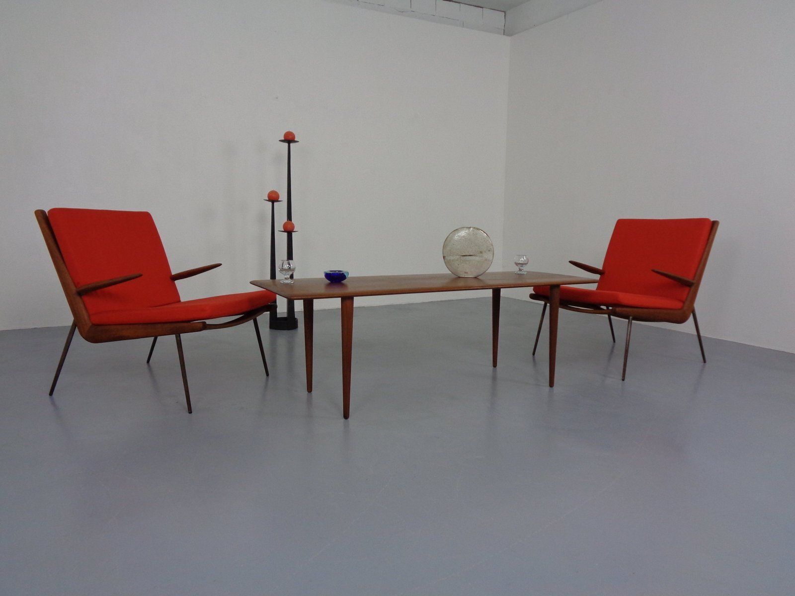 Boomerang Lounge Chair By Peter Hvidt & Orla Mølgaard Nielsen For France & Daverkosen, Denmark, 1950s photo 4078.0