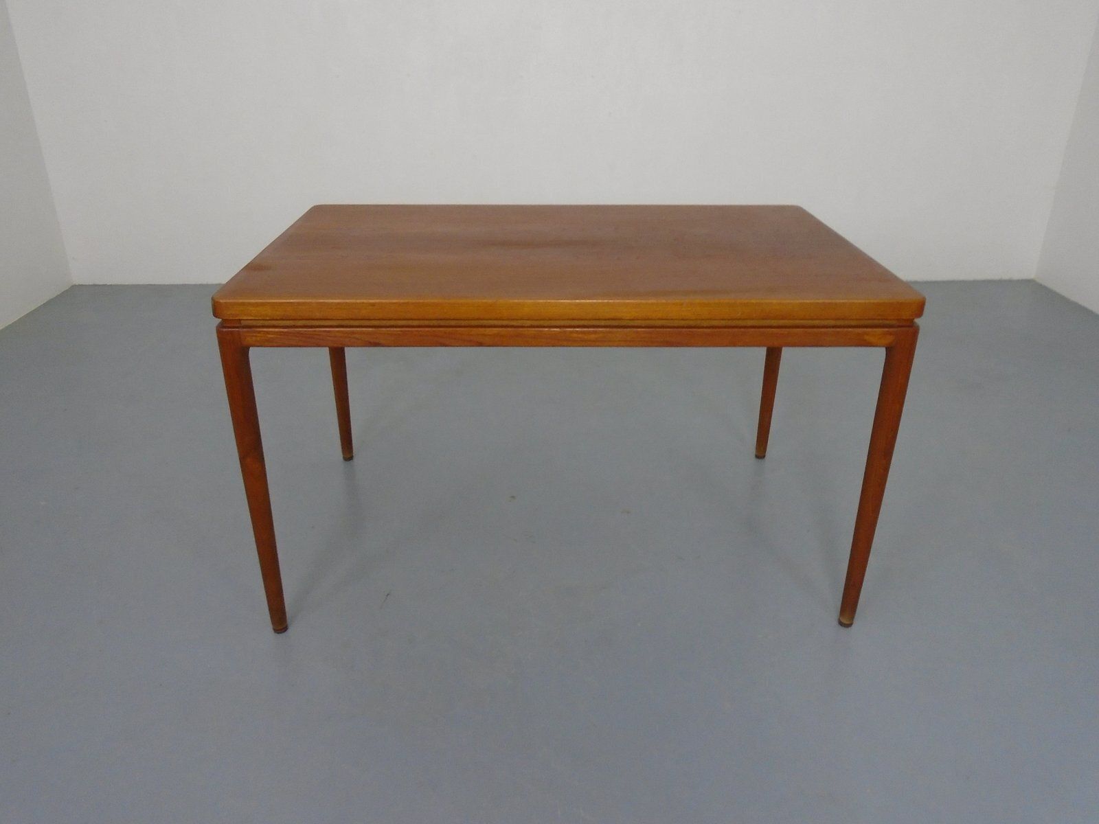 Extendable Teak Dining Table By Johannes Andersen For Christian Linneberg, Denmark, 1960s photo vinterior