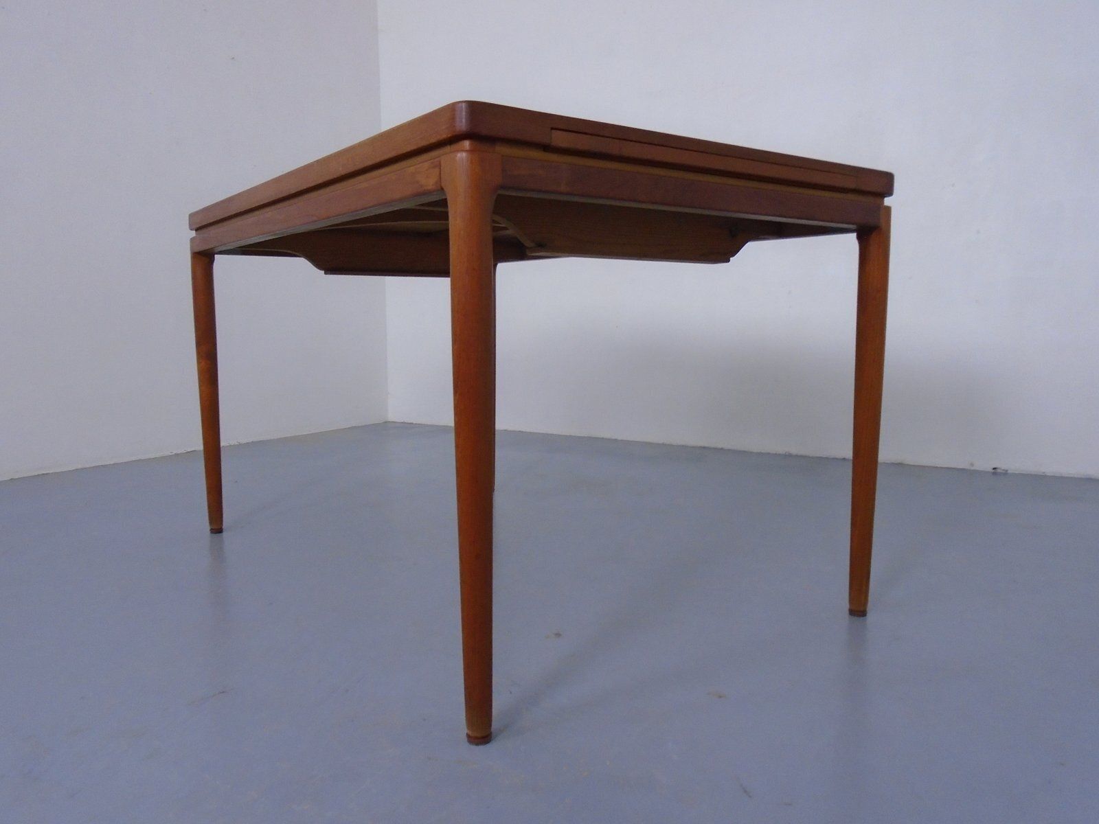photo buy Extendable Teak Dining Table By Johannes Andersen For Christian Linneberg, Denmark, 1960s