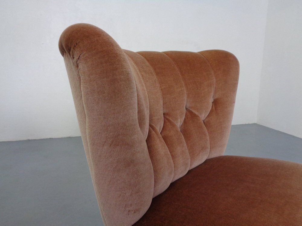 3903.0 Mohair Club Chairs From Adolf Wrenger, Germany, 1950s, Set Of 2 photo