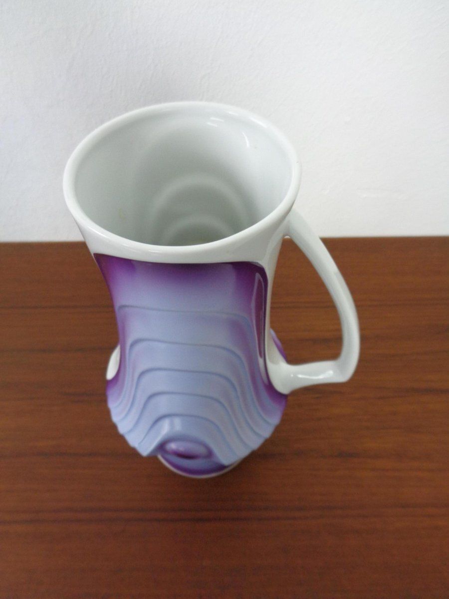 photo furniture Mid Century Pop Art Purple Vase From Royal Kpm, Germany, 1960s