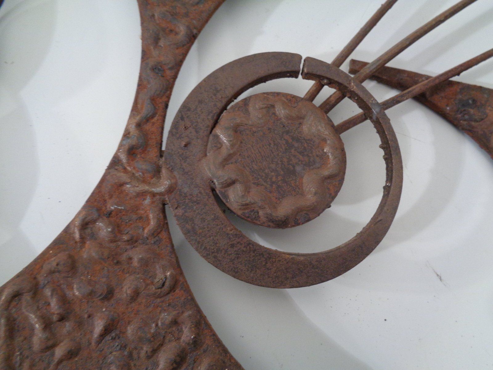 Home Decor Brutalist Iron Candleholders By Henrik Horst, Denmark, 1960s, Set Of 2 photo