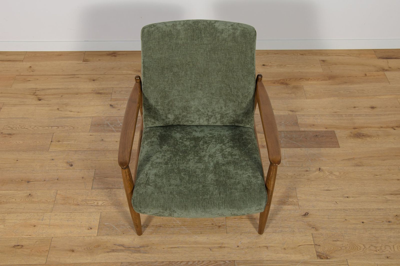 Mid Century Modern Gfm 64 Armchair By Edmund Homa For Gościcińskie Furniture Factory, 1960s photo for sale