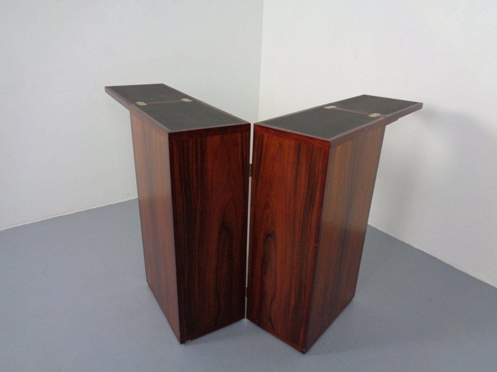 Danish Rosewood Captain's Bar By Reno Wahl Iversen For Dyrlund, 1960s photo furniture