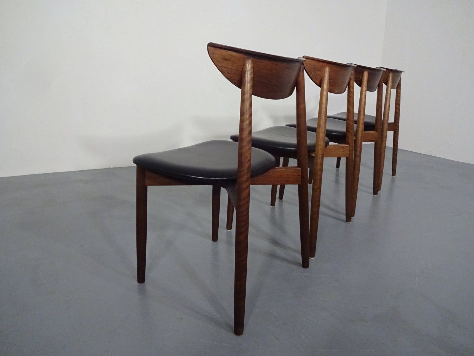 Rosewood Dining Chairs By Harry østergaard For Randers Møbelfabrik, Denmark, 1960s, Set Of 4 photo for sale