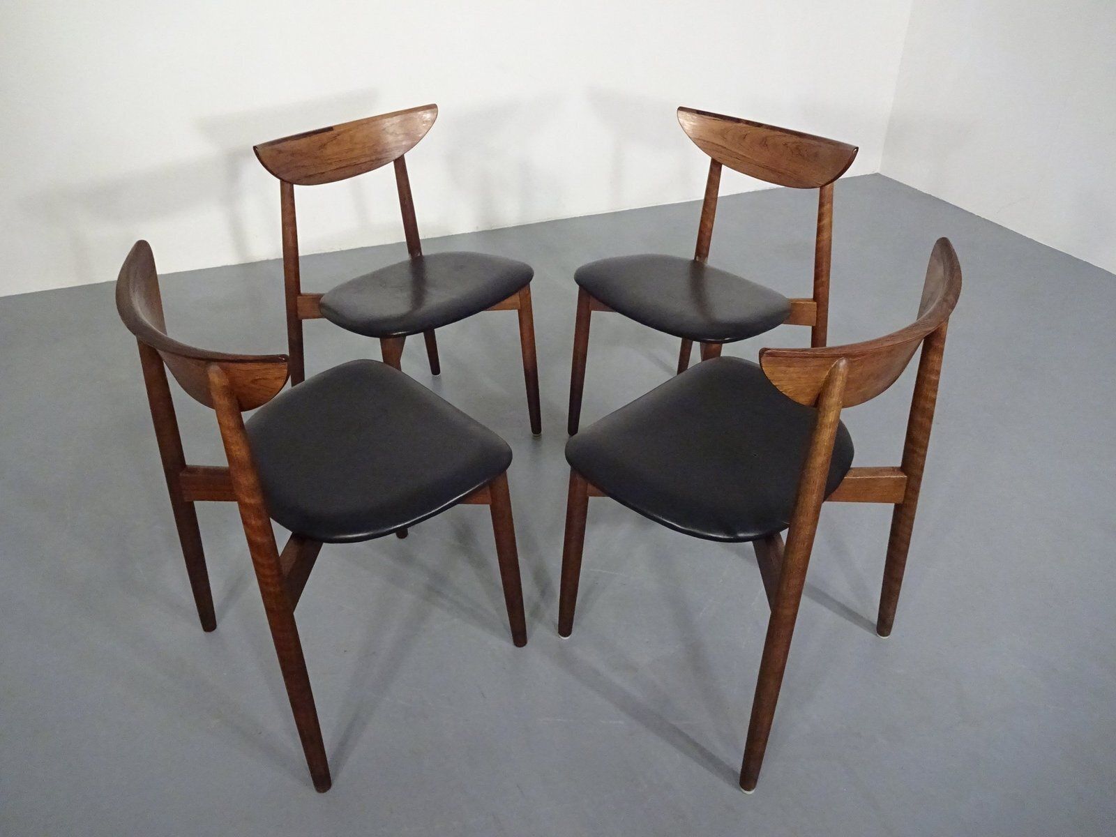 Rosewood Dining Chairs By Harry østergaard For Randers Møbelfabrik, Denmark, 1960s, Set Of 4 photo vinterior