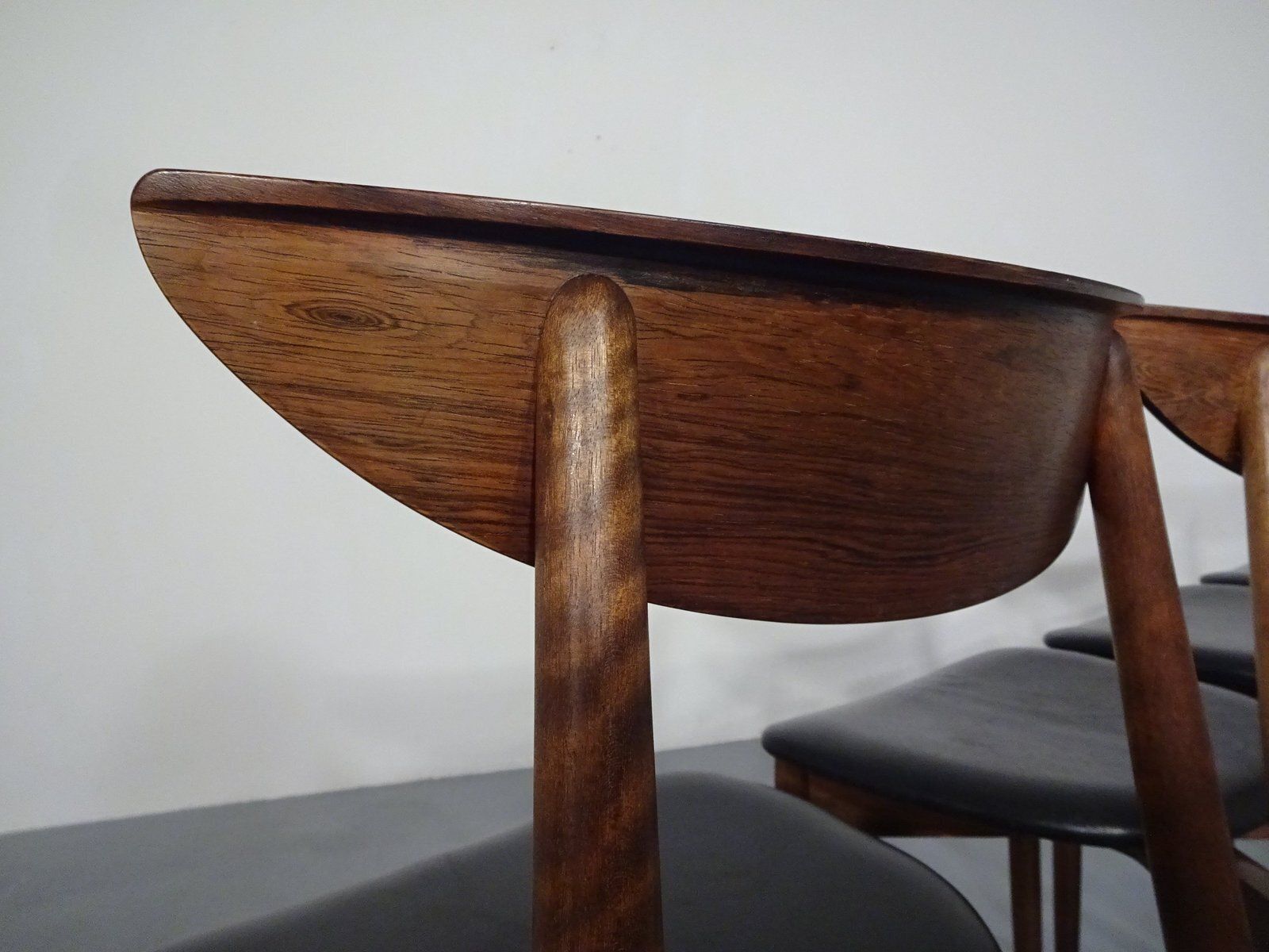 photo vinterior Rosewood Dining Chairs By Harry østergaard For Randers Møbelfabrik, Denmark, 1960s, Set Of 4