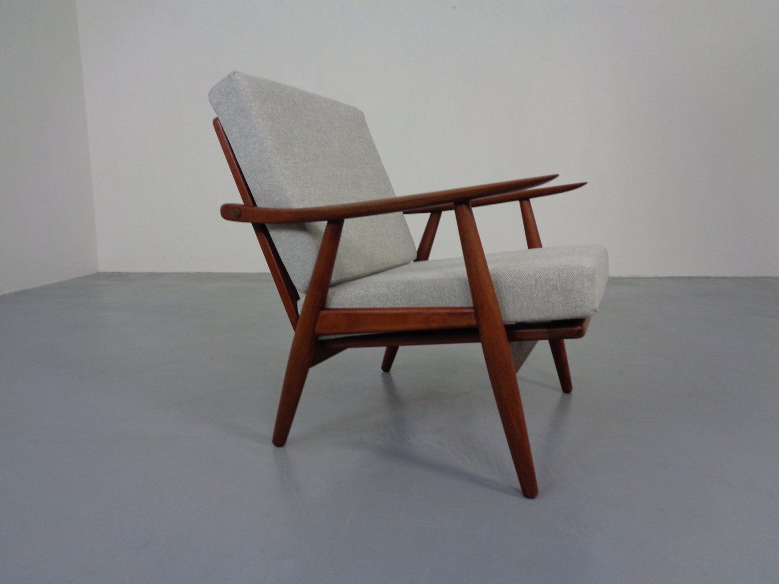 Teak Ge 270 Armchair By Hans J. Wegner For Getama, 1950s photo Furniture