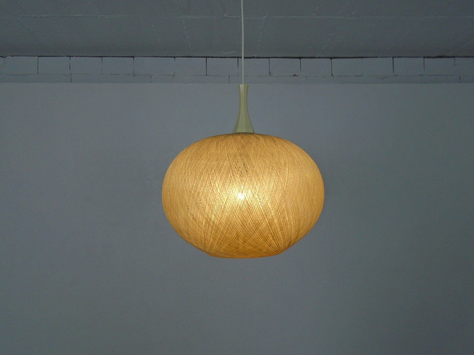 Spun Fiberglass Pendant Lamp, Germany, 1960s photo furniture