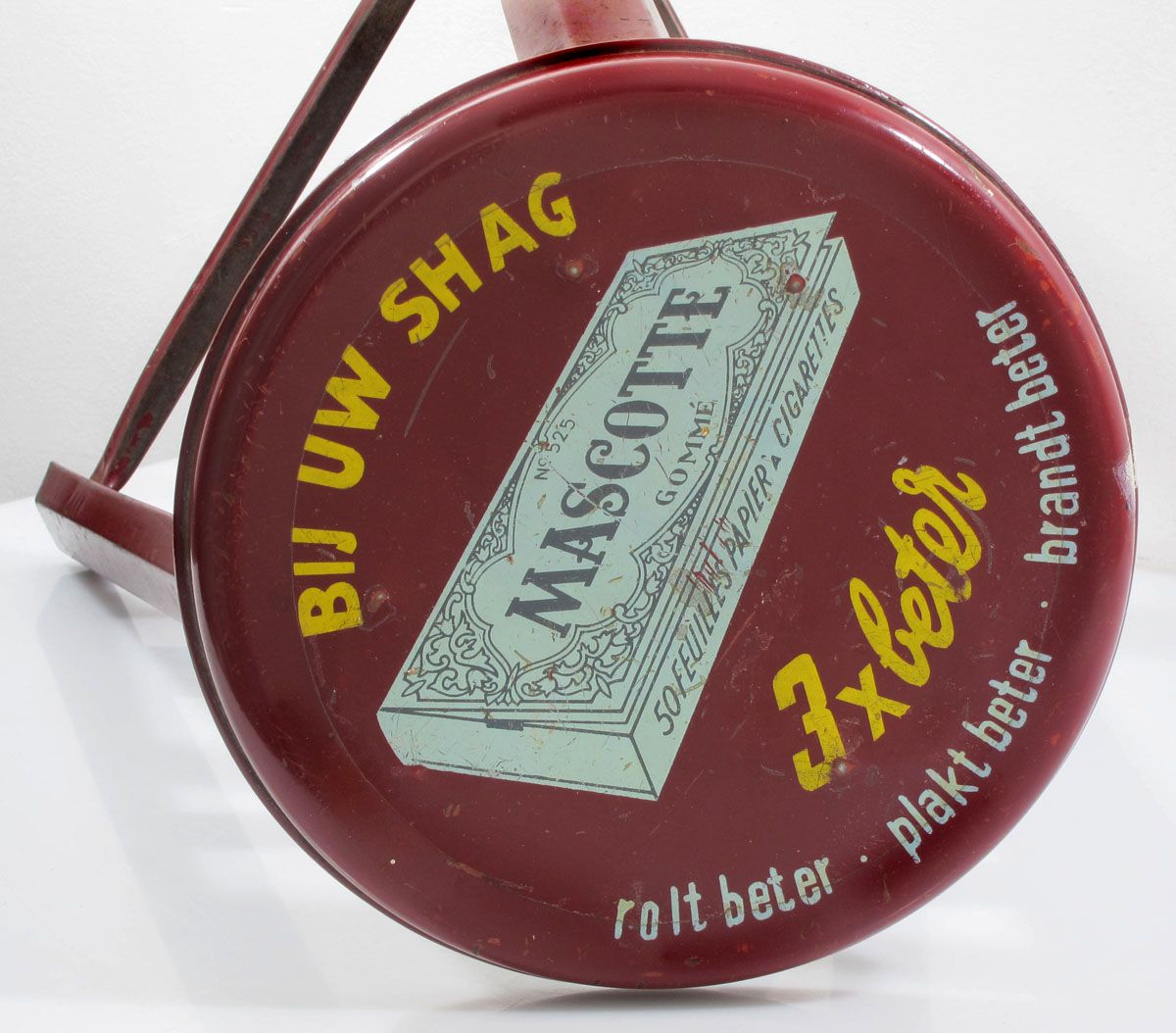 Mascotte Red Fifties Metal Stool photo furniture