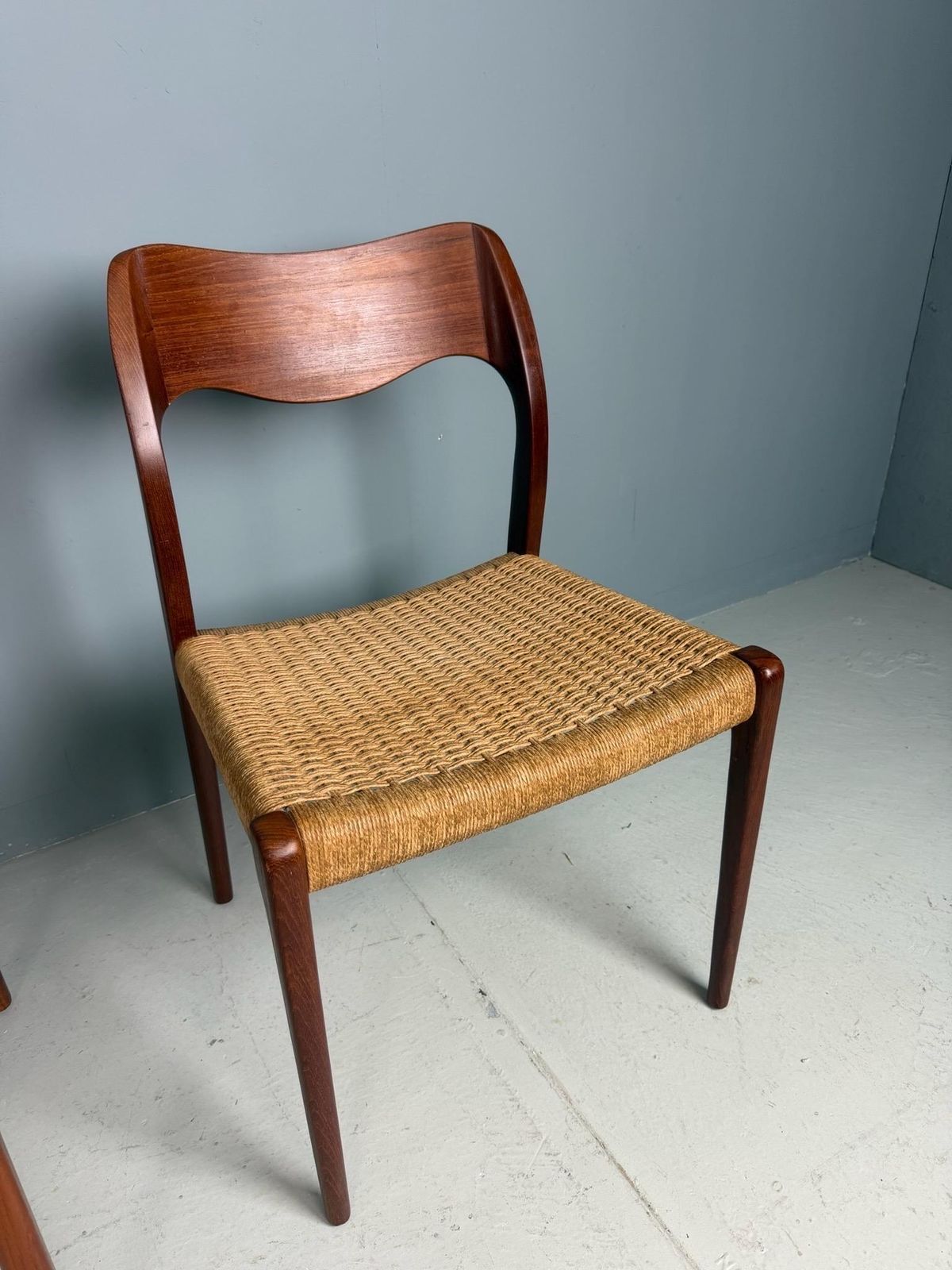 Set Of 4 Teak Niels O. Møller Dining Chairs  Model 71, Denmark photo vinterior