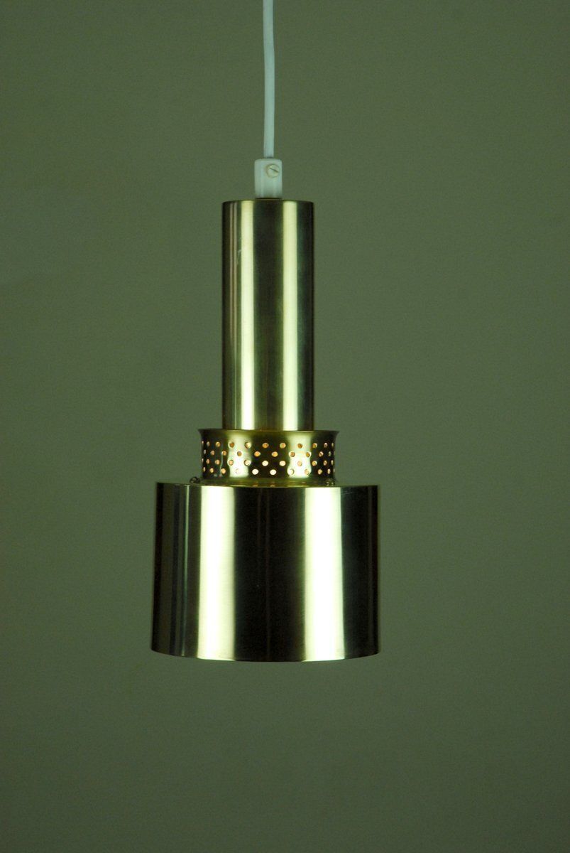T292 Hanging Lamp In Brass By Hans Agne Jakobsson For Hans Agne Jakobsson Ab Markaryd, 1950s photo for sale