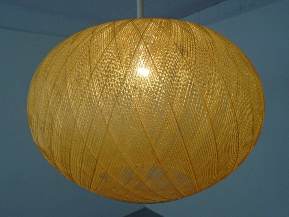 photo for sale Spun Fiberglass Pendant Lamp, Germany, 1960s