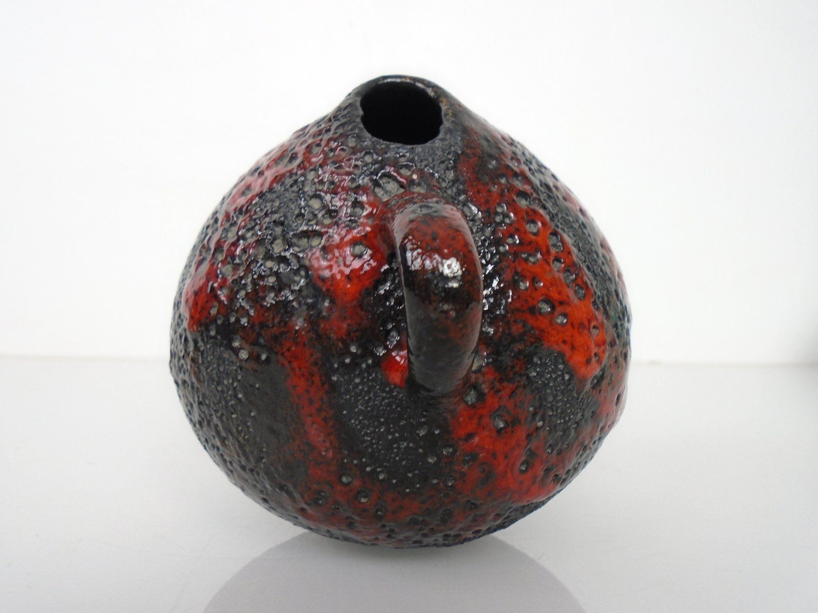 217.0 Lava Ceramic Vase By Otto Gerharz For Otto Keramik, Germany, 1970s photo