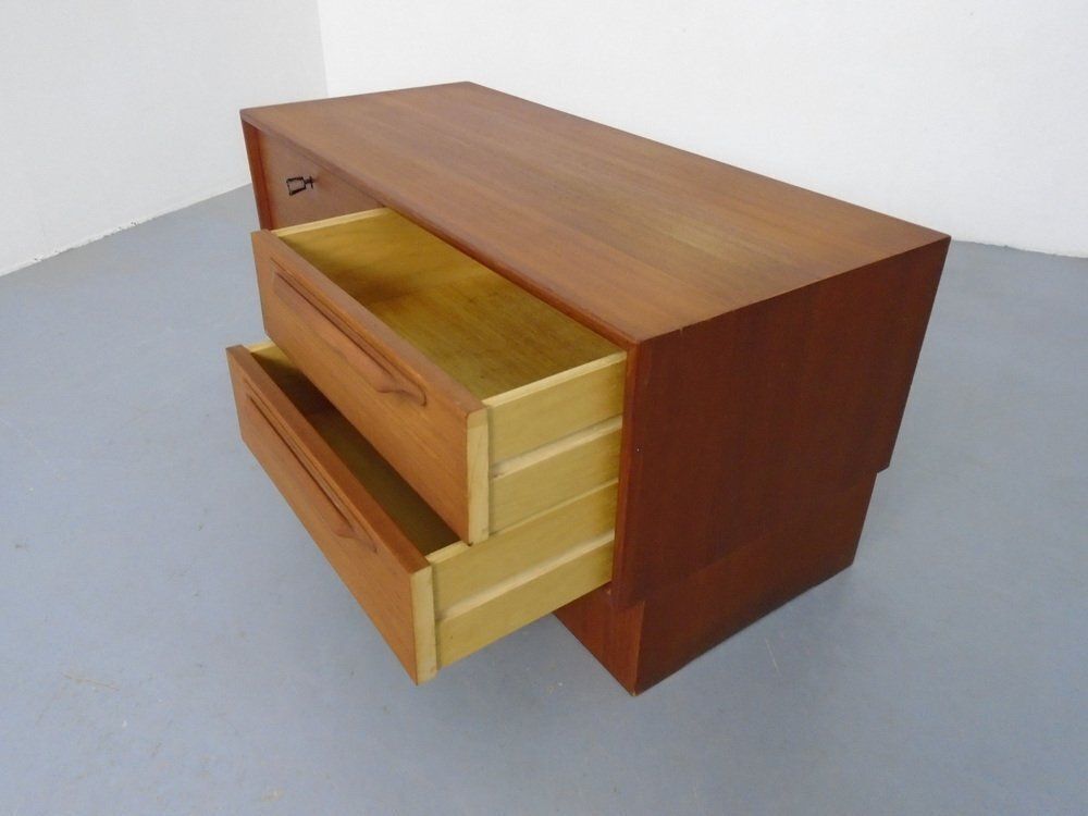 Rt 200 Teak Lowboard By Heinrich Riestenpatt For Rt Möbel, Germany, 1960s photo vinterior