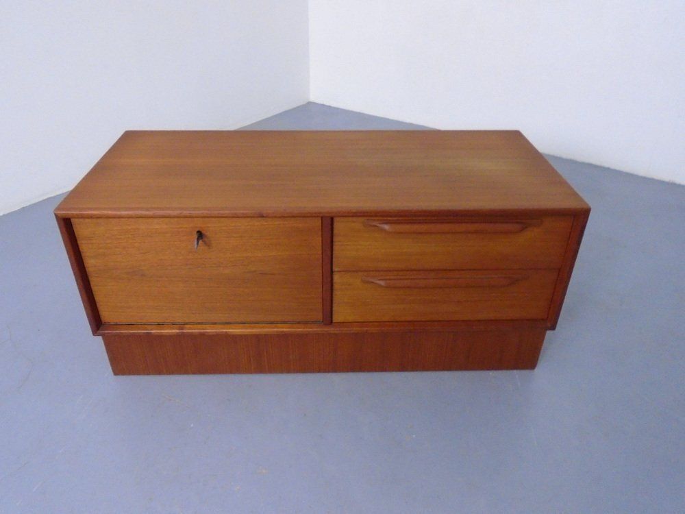 Rt 200 Teak Lowboard By Heinrich Riestenpatt For Rt Möbel, Germany, 1960s photo buy