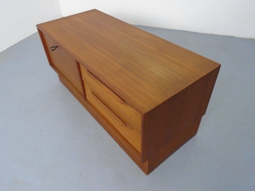 photo furniture Rt 200 Teak Lowboard By Heinrich Riestenpatt For Rt Möbel, Germany, 1960s