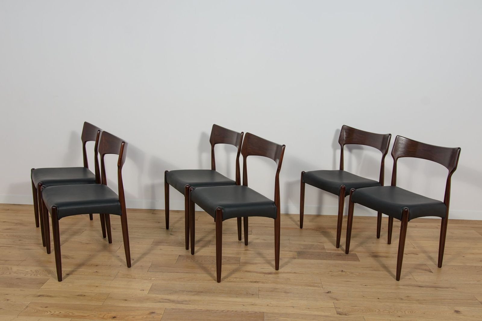 Mid Century Rosewood Dining Chairs From Bernhard Pedersen & Son, 1960s, Set Of 6 photo 6677.0