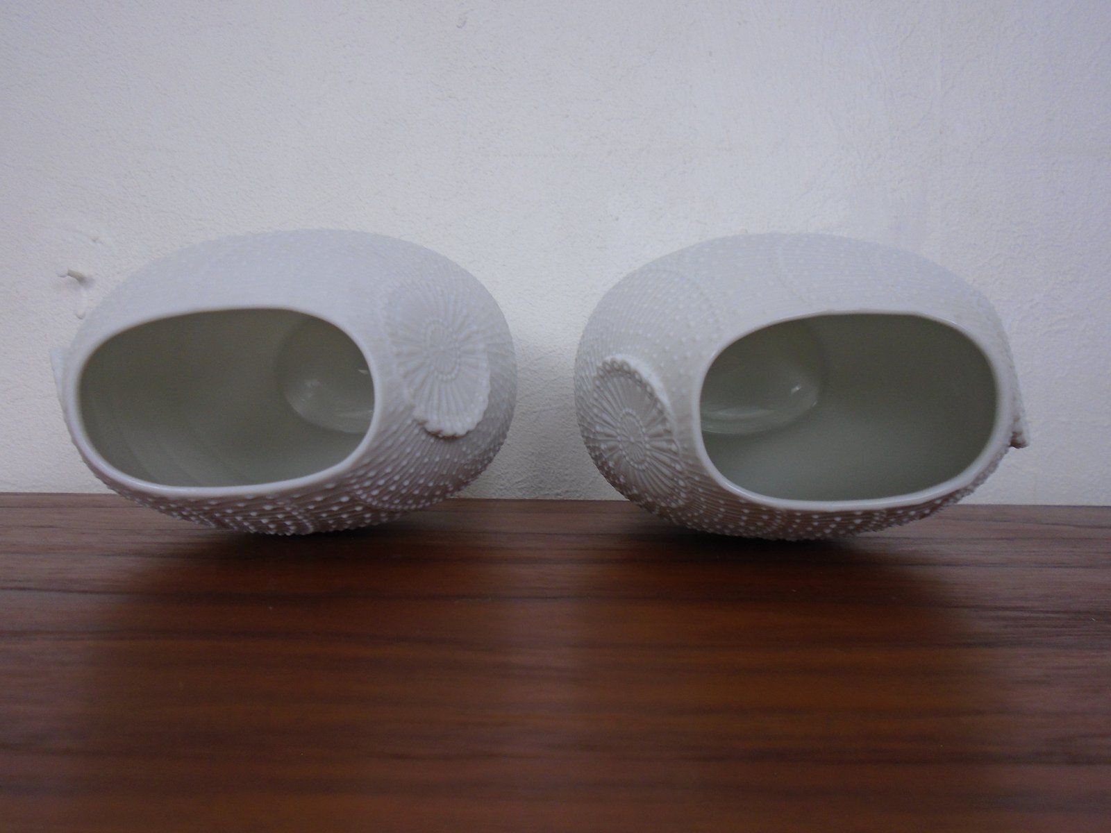 Mid Century Op Art Vases By M.Frey For Kaiser, Germany, 1960s, Set Of 2 photo for sale