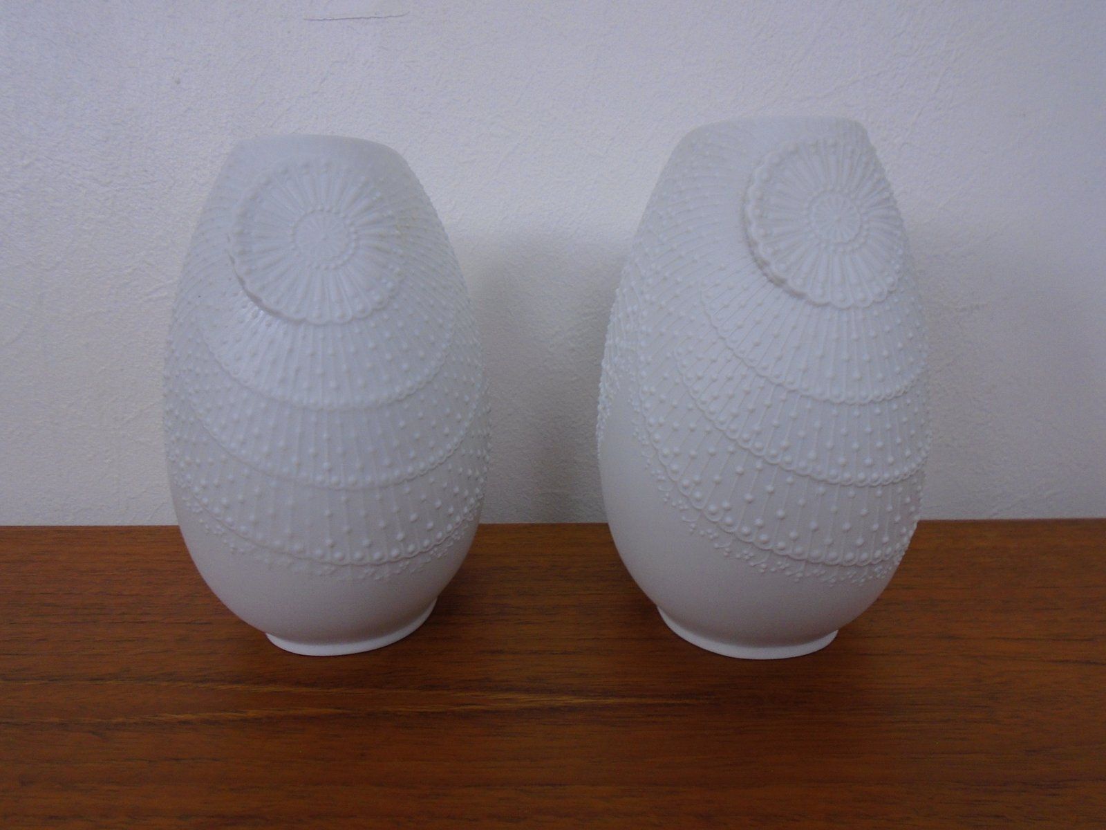 Mid Century Op Art Vases By M.Frey For Kaiser, Germany, 1960s, Set Of 2 photo buy