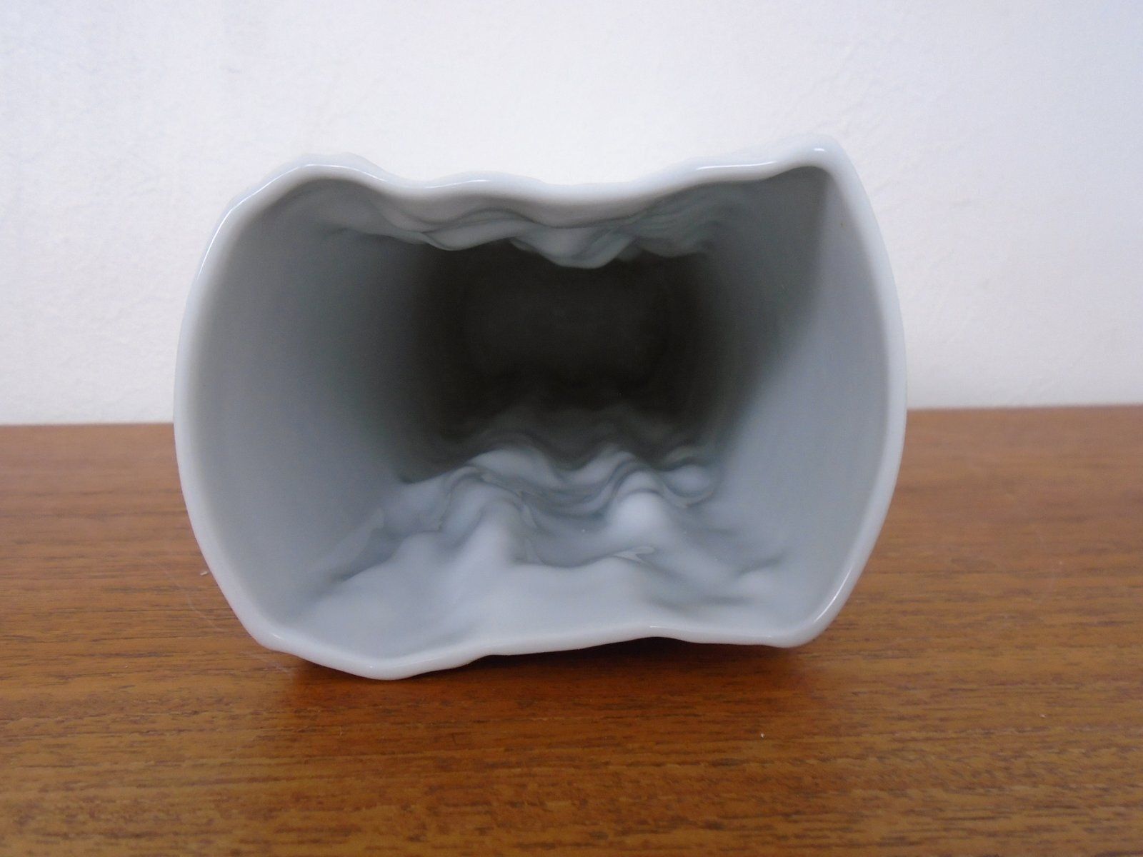 photo vinterior Mid Century Op Art Vase From Ak Kaiser, Germany, 1960s