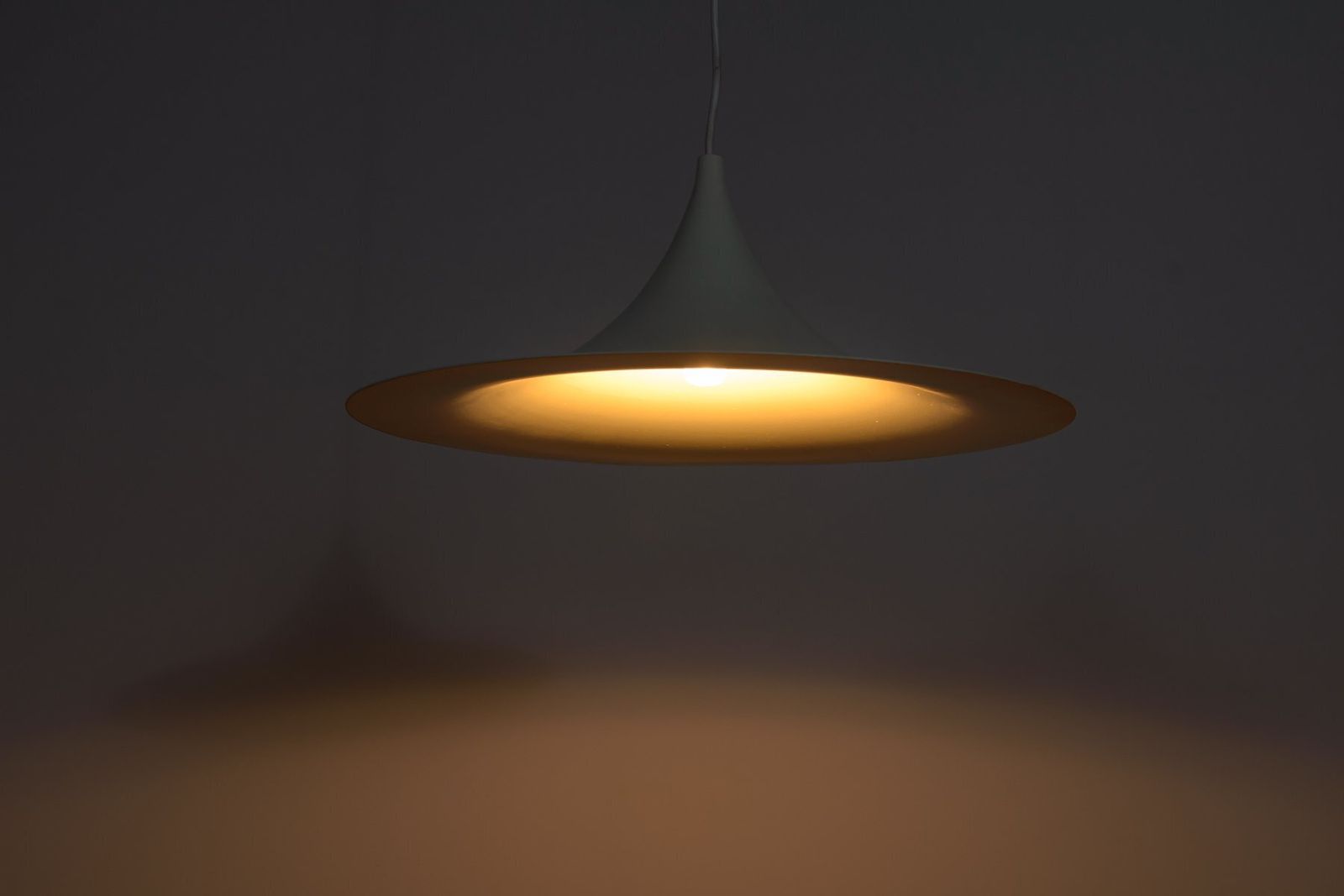 Semi Pendant Lamp By Claus Bonderup & Torsten Thorup For Fog & Mørup, 1960s photo Lighting