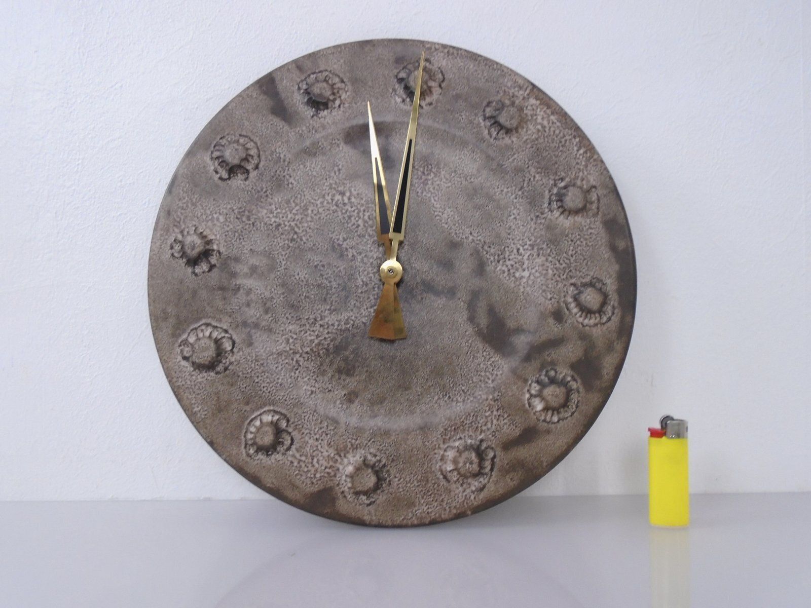 Ceramic Wall Clock From Krösselbach / Junghans, Germany, 1960s photo for sale