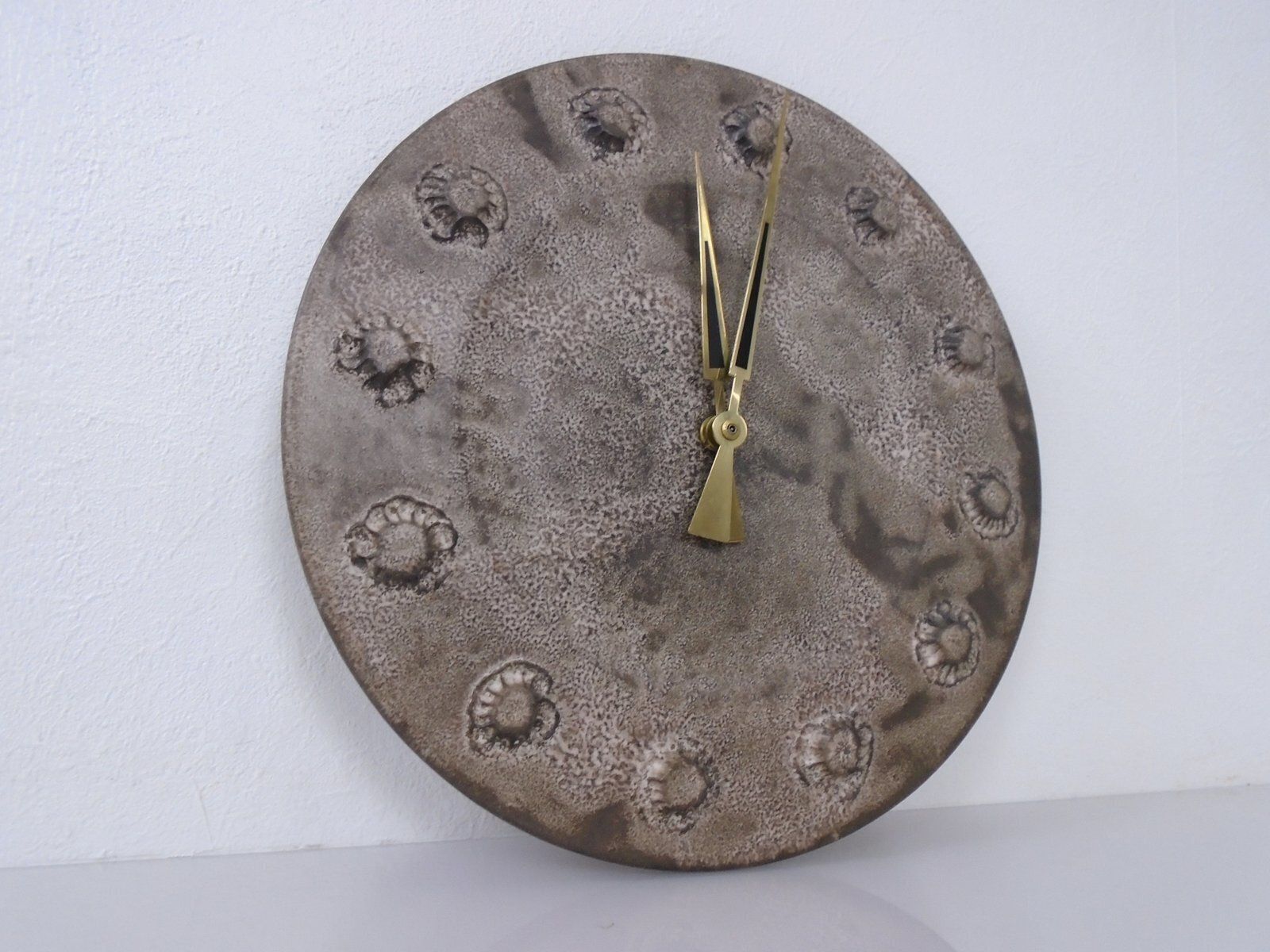 Ceramic Wall Clock From Krösselbach / Junghans, Germany, 1960s photo Home Decor