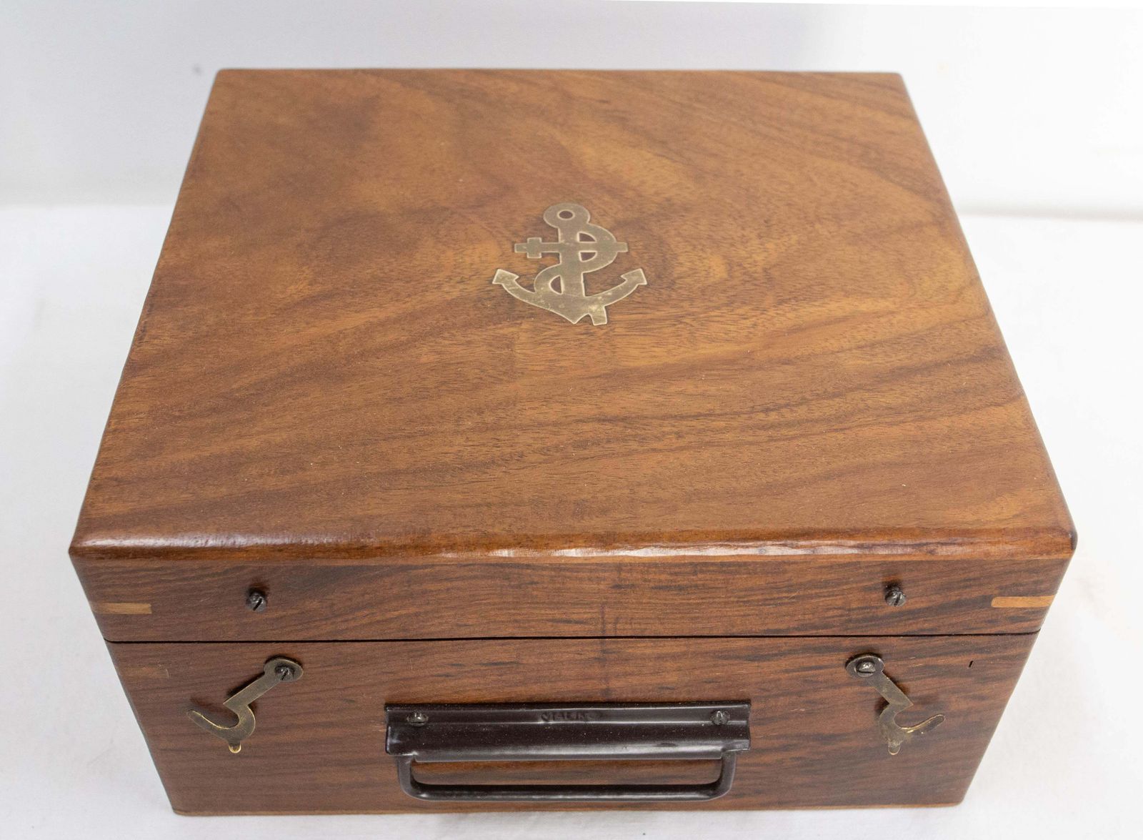 English Antique Brass Sextant Walnut Box With Spare Parts Henry Barrow, C 1880 photo 1605.0