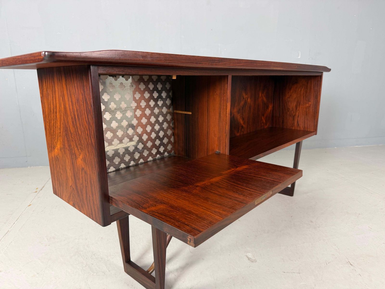 1960s Peter Løvig Nielsen 'Boomerang' Desk Hedensted Møbelfabrik photo buy